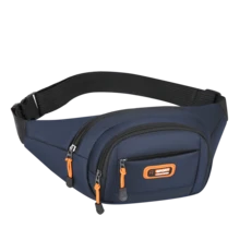 Sporty Multi‑Pocket Waist Fanny Pack, Durable Oxford Sling Pouch, Portable Crossbody Bag For Running Cycling Outdoor Sports - Multicolor - View 3