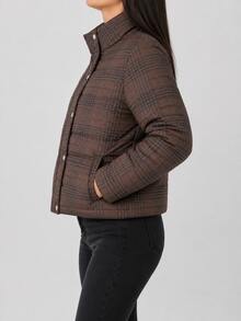 Women Jackets - Coffee Brown - View 2