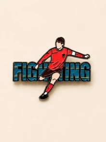 FIFA 8/4/1pc Cristiano Ronaldo Football Enamel Pin Set, World Cup Trophy Brooch Metal Badges For Backpack, Jacket, Lapel, Clothing, Soccer Fan Gift - Multicolor - View 16