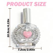 1 Buah Botol Semprot Parfum Portabel Isi Ulang Berbentuk Hati 50ML, Botol Semprot Kosmetik Isi Ulang Anti Bocor Tipe Tekan, Cocok Untuk Menuangkan Parfum Dan Cairan Lainnya, Ideal Sebagai Hadiah Liburan, Hadiah, Perlengkapan Perjalanan - MultiWarna - View 4