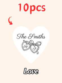 10/20/40/60/90/120/150/300pcs Personalized Cardboard Coasters Minimalist Line Art Custom Name & Date Drink Coasters Square/Round/Heart Shape Suitable For Wedding Reception, Bridal Shower, Birthday Dinner, Christmas Party Table Decor Favors - Multicolor 4 - View 20
