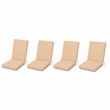 1pc-4pcs Modern Anthracite Chair Pad – Decorative & Comfortable Seat Cushion With Tufted Design In Der Turkei - Apricot - View 8