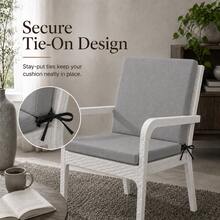 1pc-4pcs Modern Anthracite Chair Pad – Decorative & Comfortable Seat Cushion With Tufted Design In Der Turkei - Grey - View 3