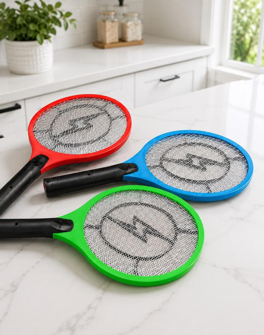 Rechargeable Mosquito Exterminator Racket - C - View 1
