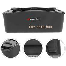 1pc Car Storage Box, Trunk Door Mounted Organizer, Coin & Card Holder, Car Door Storage Rack - Suitable For Most Car Models - A - View 3