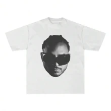 Playera Camisa Alvaro Diaz Alvarito Cara Sayonara - Negro - Ver 1