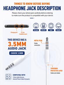 YUAOVCQ Wired In-Ear Headphones, Large Dynamic Driver Unit HiFi Sound Quality, High-Definition Call Microphone, 3.5mm Or Type-C Interface, Comfortable Fit, 1.2m Wired Earphones, Suitable For Smartphones, Computers, Game Consoles - View 9