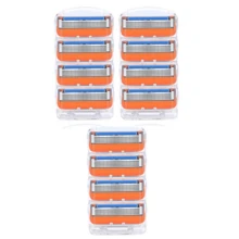 Men's 6-Blade Razor Set, Includes 1 Metal Handle And Multiple 6-Blade Replacement Cartridges, Reusable Blades - Provides A Comfortable And Smooth Shaving Experience - 5-blade Model - View 15