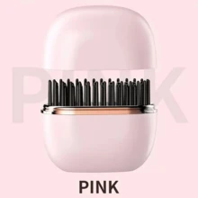 Mini Wireless Hair Straightener Brush, Compact & Portable, Up To 200°C, 3 Temperature Settings, Dual Anti-Scald, Type-C 2000mAh, Suitable For All Hair Types, Perfect Gift For Women - Multicolor - View 12