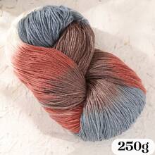 LIRISNLY 100% Wool Yarn 250g Gradient Color Hand‑Knitting Yarn Soft Warm Segment Dye Yarn For Sweater Scarf DIY Crochet Crafts - Multicolor - View 14