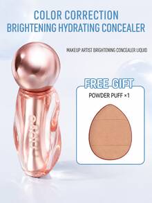 NOVO Contour & Brightening Concealer, Covers Blemishes And Dark Circles, Lightweight Texture For Natural Flawless Makeup. Suitable For Parties, Festivals, Birthdays, Gatherings And Gifts For Women. - 04# Pink Orange - View 8
