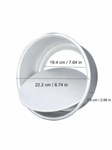 Round Cake Mold - Non-Stick Aluminum Baking Tool - Detachable Bottom - Easy To Clean - Cheesecake Mold - Cake Mold Suitable For Mousse Cake, Chiffon Cake, Birthday, Wedding, Christmas - Multiple Styles and Colors - View 12