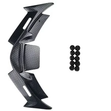 2-In-1 Motorcycle Aerodynamics & Styling Combo: Front Fairing Winglet Aerodynamic Spoiler + M6/M8 CNC Pointed License Plate Bolt Set, Wind Wing Chin Guard & Decorative Screw Kit, Suitable For R15 V4, PCX160, ADV160 - A - View 5