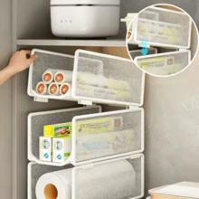 Rak Penyimpanan Bertingkat, Dapat Ditumpuk. Penyimpanan Jepit Rambut, Penyimpanan Pengering Rambut, Penyimpanan Kuas Makeup, Penyimpanan Alat Kecantikan. Rak Penyimpanan Dapur, Penyimpanan Rumah, Penyimpanan Apartemen/Asrama, Hadiah Liburan, Hadiah Tahun Baru, Hadiah Ulang Tahun - View 8