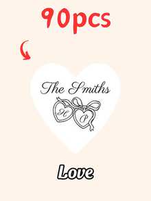 10/20/40/60/90/120/150/300pcs Personalized Cardboard Coasters Minimalist Line Art Custom Name & Date Drink Coasters Square/Round/Heart Shape Suitable For Wedding Reception, Bridal Shower, Birthday Dinner, Christmas Party Table Decor Favors - Multicolor 4 - View 15