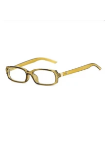 1PC Women's New Lightweight Personalized Small Frame Portable Casual Versatile Plain Lens Glasses For Face Shaping, Daily Reading, Internet Browsing, Office Work And Eye Protection - Clear - View 6