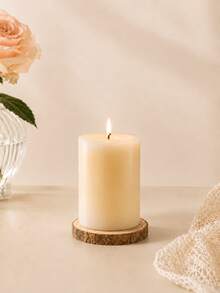 Multi-Size Ivory White Cylinder And Ball Decorative Candles, Suitable For Weddings, Dining Tables, Home Decor, Parties And Holiday Table Settings - Ivory White - View 14