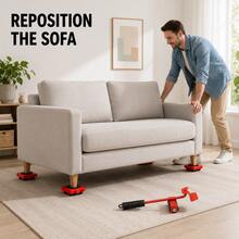 Heavy‑Duty Furniture Moving Tool Set, 360° Swivel Universal Wheel Furniture Mover Dolly, Labor‑Saving Lifter Tool For Moving Sofa Bed Refrigerator Large Household Appliances - Multi-color - View 2