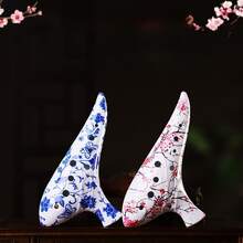 12-Hole AC Tuned Ceramic Ocarina, Sakura Series, Mid-Range C Key, Beginner To Professional Performance Grade - Multicolor - View 3