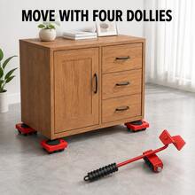 Heavy‑Duty Furniture Moving Tool Set, 360° Swivel Universal Wheel Furniture Mover Dolly, Labor‑Saving Lifter Tool For Moving Sofa Bed Refrigerator Large Household Appliances - Multi-color - View 7