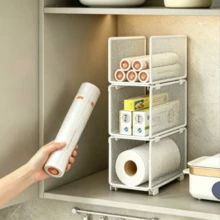 Rak Penyimpanan Bertingkat, Dapat Ditumpuk. Penyimpanan Jepit Rambut, Penyimpanan Pengering Rambut, Penyimpanan Kuas Makeup, Penyimpanan Alat Kecantikan. Rak Penyimpanan Dapur, Penyimpanan Rumah, Penyimpanan Apartemen/Asrama, Hadiah Liburan, Hadiah Tahun Baru, Hadiah Ulang Tahun - View 9