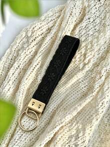 1pc Bag Charm, Wallet Pendant, Keychain, Tote Bag Accessory, Lanyard, Suitable For Women Girls Daily School Outfit Festival - White Lace - View 4