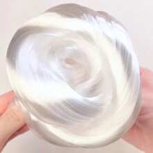 1 miếng slime siêu sáng, đất sét bong bóng kết cấu chất lỏng phi Newton, đất nặn pha lê mịn giảm căng thẳng - Nhiều màu - Xem 10
