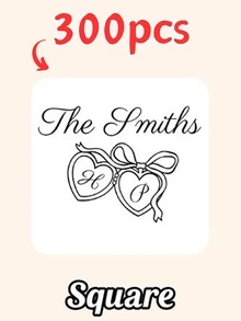 10/20/40/60/90/120/150/300pcs Personalized Cardboard Coasters Minimalist Line Art Custom Name & Date Drink Coasters Square/Round/Heart Shape Suitable For Wedding Reception, Bridal Shower, Birthday Dinner, Christmas Party Table Decor Favors - Multicolor 4 - View 32