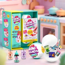 ZURU 1pc Mini Fridge Surprise Egg Blind Box, Mini Food Collectible, Miniature Fridge Mini Brands Toy Ball - Multicolor - View 1