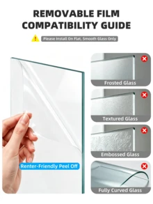 Shatterproof Window Safety Film, High-Definition Transparent Hurricane And Explosion-Proof Glass Protection Film, Anti-Damage Safety Shield, Suitable For Home, Store And Commercial Spaces - Explosion-proof Film - View 7