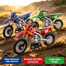 1:18 Scale Diecast Alloy Motorcycle Model, Suitable For Motorcycle Enthusiasts Collection And Gifts, Desktop Decor - Blue - View 2