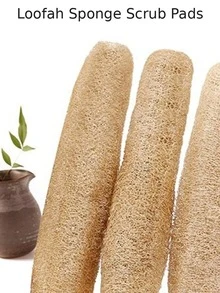 1/2/3/5pcs Natural Organic Loofah Sponge, Powerful Exfoliating Body And Back Scrubbing Ball, Suitable For Men And Women, SPA Beauty Daily Bath Care - Multiple Styles and Colors - View 11