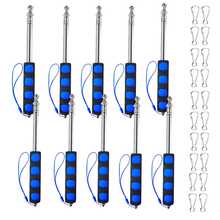 Retractable Hand-Held Flag Pole With Clip, Portable Stainless Steel Outdoor Flag Pole - Multicolor - View 19
