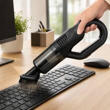 Wireless Handheld Car Vacuum Cleaner, High Power Strong Suction Rechargeable Portable Mini Hand Vac, Car Home Dual‑Use Handheld Vacuum For Car Interior, Sofa, Keyboard Dust Cleaning - A - View 7