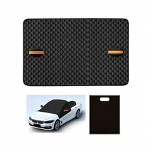 1pc Universal Car Front Windshield Snow Cover, Magnetic Windproof Design, All-Season Frost, Snow, Rain, Sun Protection, Heat Insulation; Fits Sedan, SUV, Pickup Truck. Multi-Layer Scientific Fabric, Waterproof, Wear-Resistant, Anti-Aging, Durable. - Multicolor - View 15