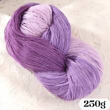 LIRISNLY 100% Wool Yarn 250g Gradient Color Hand‑Knitting Yarn Soft Warm Segment Dye Yarn For Sweater Scarf DIY Crochet Crafts - Multicolor - View 12