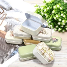 1/2pcs Vintage Mini Metal Storage Box, Cute Small Storage Box, Mini Jewelry Storage Box, Gift Packaging Box, Pill Box, Random Pattern - Multicolor - View 3