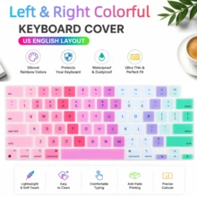 1pc Colorful Gradient Silicone Keyboard Cover US Layout For MacBook Neo 13/Pro14/16 Air13.6/15 M1‑M5 A2442 A2485 A2681 A3404,Ultra‑Thin Protector Skin,Dust‑Resistant Keyboard Protective Accessory - View 14