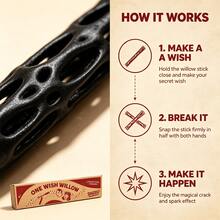 1pc/Cross-Border Hot-Selling Product "Obsession" Same Style Black Willow Wishing Stick 3D Printed Decor - View 2
