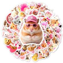 somoving 50 Cat Shaped Stickers - Waterproof Cartoon Stickers, Creative Clothing Cat Pattern Design, Suitable For Decorating Hand Books, Diaries, Notebooks, Stationery, Cute Aesthetic DIY Sticker Bag - Multicolor - View 6