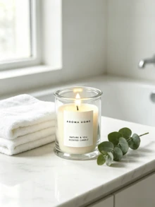 1pc Luxury Scented Candle, Suitable For Birthday, Wedding, Thanksgiving And Christmas Decoration, Create Warm Atmosphere, Suitable For Home Decor And Graduation Gift, Long-Lasting Indoor Fragrance, Graduation Commemorative Gift - one-size - View 2