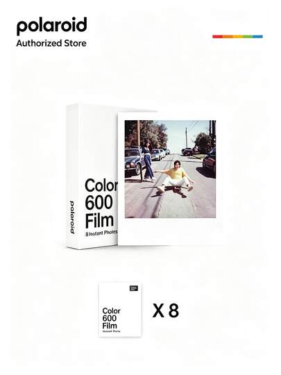 I-Type Retro Photo Paper For I-Type Polaroid Cameras, Time-Lapse Photo Paper, Stable Output, Film-Like Film, Color I-Type Photo Paper (White Frame)