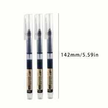 Classic Red, Blue, Black 3-Color Liquid Ink Ballpoint Pens, Smooth Ink Flow, Quick-Drying. Suitable For Office, Handmade, Bookkeeping, School Students Daily Writing, Practice Exercises, Etc. - Back To School Season - A - View 5