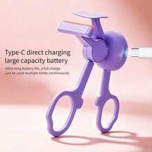 Electric Heated Eyelash Curler, 3 Adjustable Temperature Settings Suitable For All Eyelash Types, 30s Rapid Preheating, 24h Long-Lasting Natural Curl, USB Rechargeable Portable Makeup Tool, Instant Eye Makeup Enhancement - Multicolor - View 10