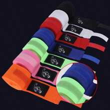 2pcs 5m Boxing Sweat-Absorbent Hand Wraps, Muay Thai Hand Wraps, Sanda Bandages, Taekwondo Sports Elastic Hand Wraps - Multicolor - View 3