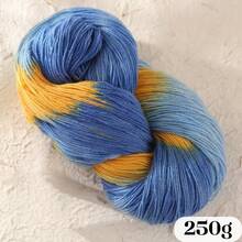 LIRISNLY 100% Wool Yarn 250g Gradient Color Hand‑Knitting Yarn Soft Warm Segment Dye Yarn For Sweater Scarf DIY Crochet Crafts - Multicolor - View 18