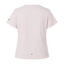 LI-NING Women's Mesh Breathable Quick-Dry T-Shirt, Running Series Reflective Lightweight Tee ATSW142 - Light Pink - View 3