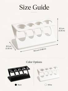 Multifunctional Bathroom Organizer-A 2-In-1 Toothbrush And Draining Rack. This Countertop Stand For Toothpaste And Dental Accessories Is Suitable For Both Bathrooms And Kitchens, Combining Stylish Design With Practicality. - Multicolor - View 7
