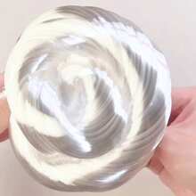 1 miếng slime siêu sáng, đất sét bong bóng kết cấu chất lỏng phi Newton, đất nặn pha lê mịn giảm căng thẳng - Nhiều màu - Xem 2
