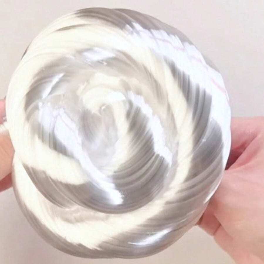 1 miếng slime siêu sáng, đất sét bong bóng kết cấu chất lỏng phi Newton, đất nặn pha lê mịn giảm căng thẳng